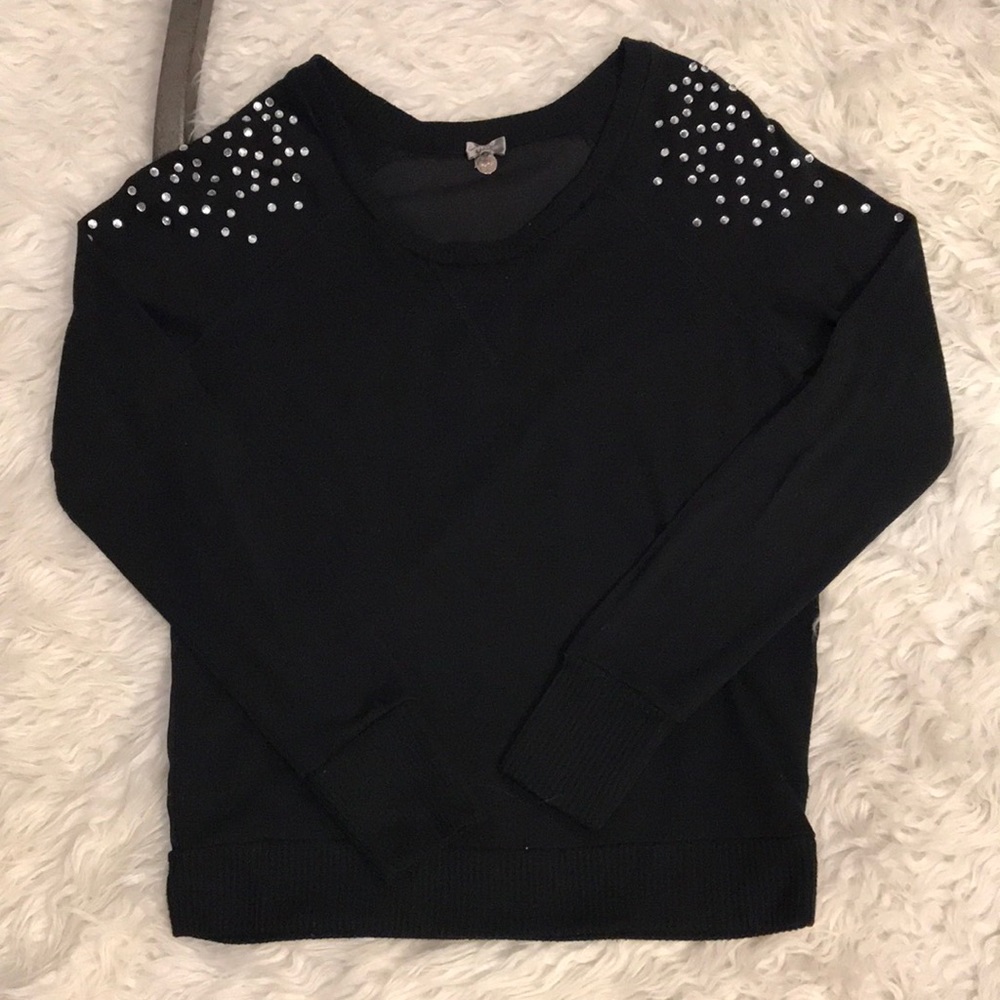 Small rhinestone sweater